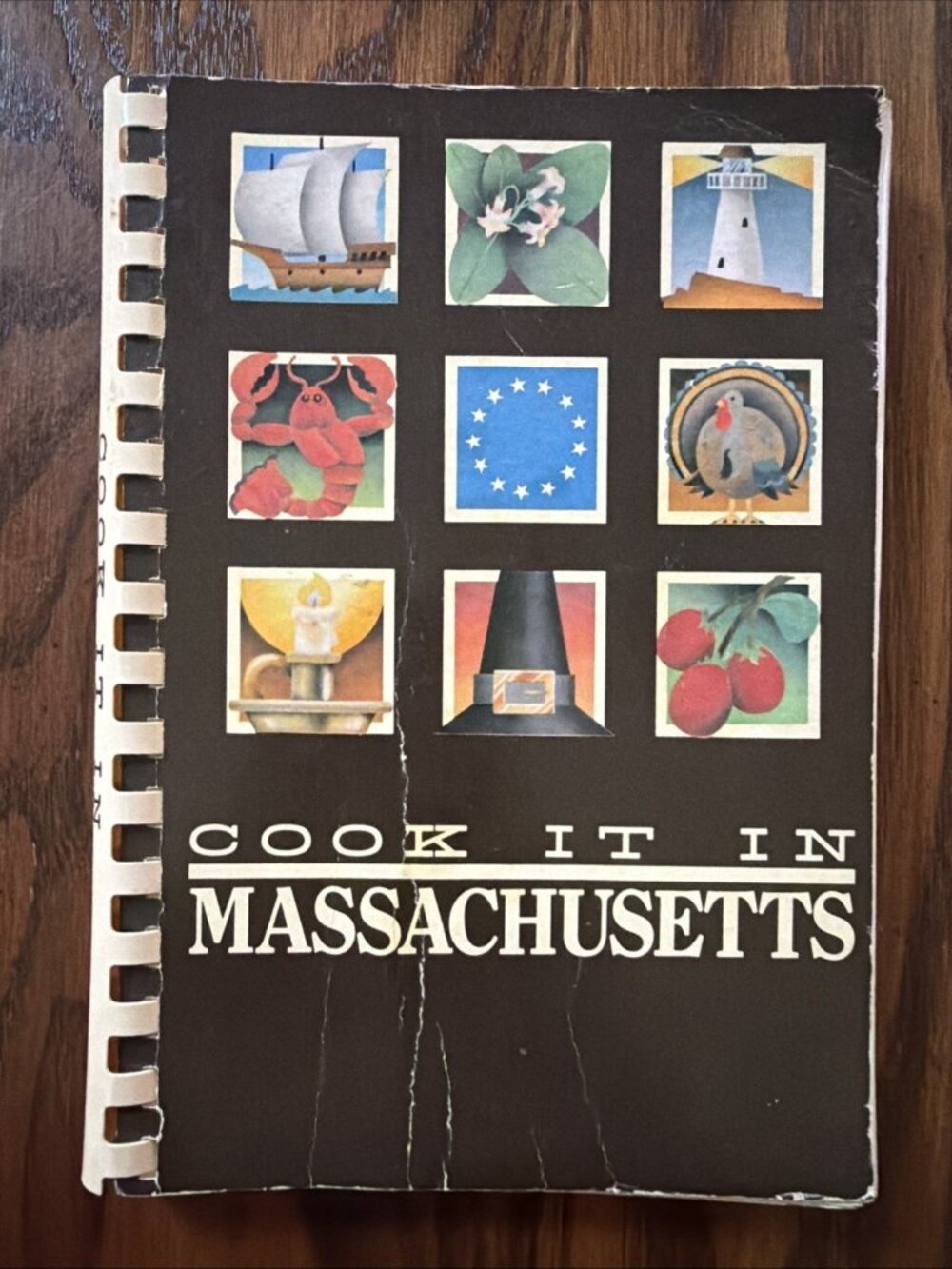 Vintage 1981 Cook It In Massachusetts Cookbook American Cancer Society PB